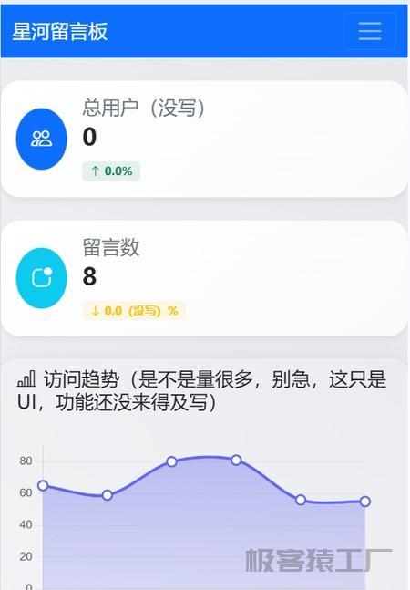 星河留言板V1.3.0 ~又更新好多功能-极客猿工厂 星河留言板V1.3.0 ~又更新好多功能-极客猿工厂