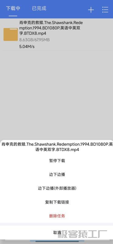 飞流下载器_无视冷门敏感资源_下载不限速-极客猿工厂 飞流下载器_无视冷门敏感资源_下载不限速-极客猿工厂