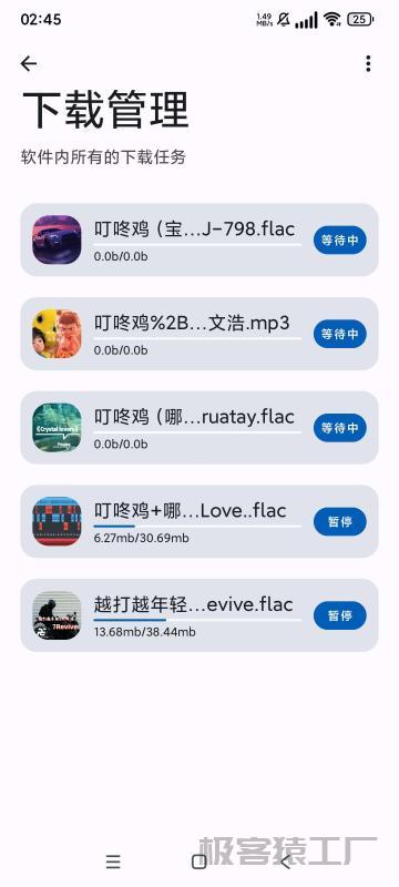 2025音乐下载神器_支持所有音乐下载_完全免费下载-极客猿工厂 2025音乐下载神器_支持所有音乐下载_完全免费下载-极客猿工厂